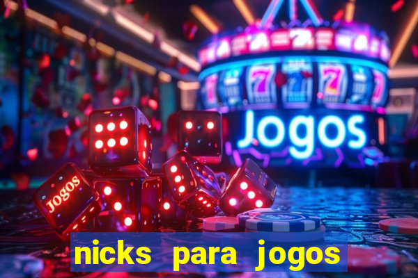 nicks para jogos de tiro